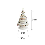 LIVARA Foldable Decoration Retail - Holiday Party Home, Display for 53/75/100cm Christmas Tree Decor White