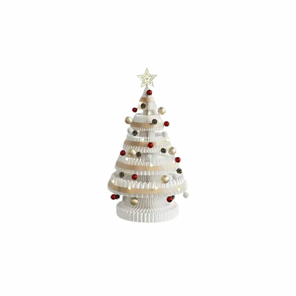 LIVARA Foldable Decoration Retail - Holiday Party Home, Display for 53/75/100cm Christmas Tree Decor White