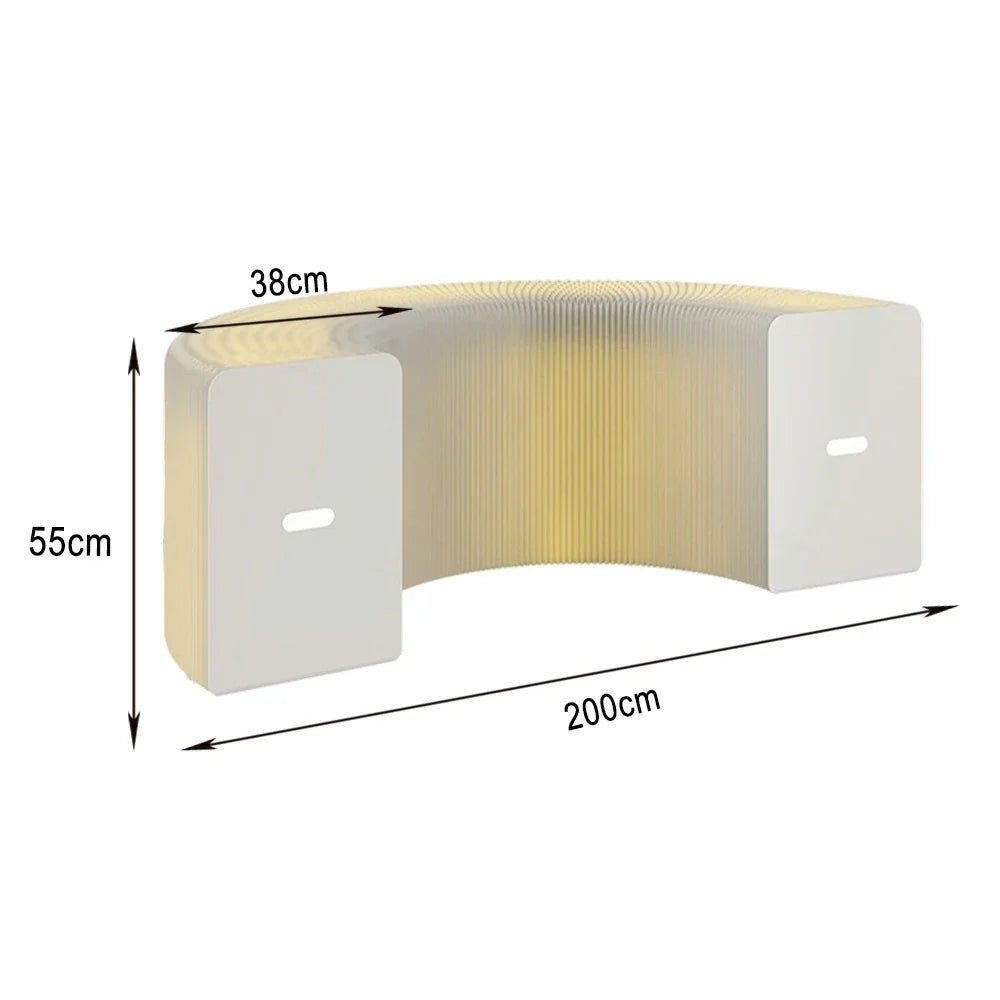 LIVARA 200cm Cabinet Lighting Partition Foldable - Display Edition