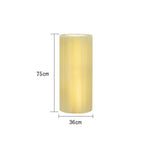 LIVARA 55/75/95/110cm Height Home Optional, for LED Stand Cylindrical Decor, Modern Showcase and Display with Stores, Lighting, Retail Exhibitions