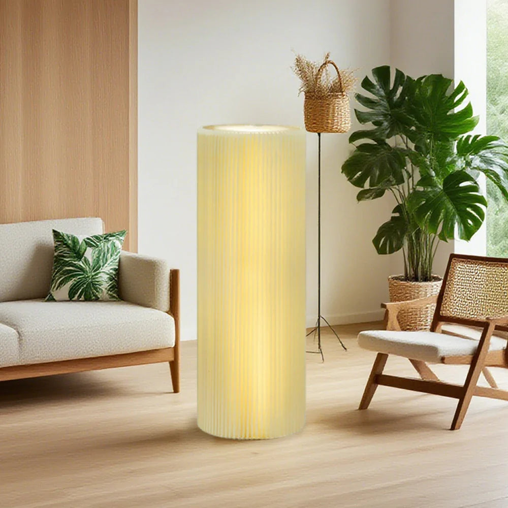 LIVARA 55/75/95/110cm Height Home Optional, for LED Stand Cylindrical Decor, Modern Showcase and Display with Stores, Lighting, Retail Exhibitions