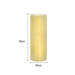 LIVARA 55/75/95/110cm Height Home Optional, for LED Stand Cylindrical Decor, Modern Showcase and Display with Stores, Lighting, Retail Exhibitions