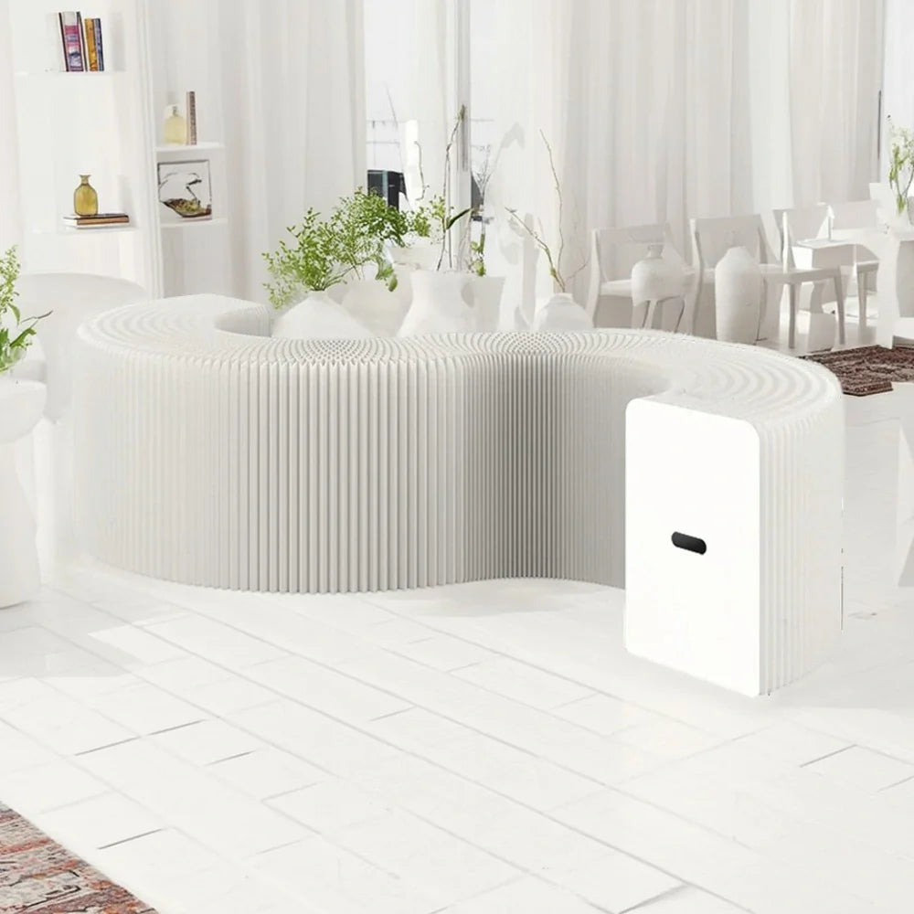 LIVARA 300cm Emit Display Partition - Cabinet Cannot Foldable Light