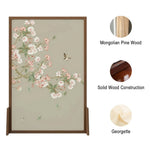 LIVARA Solid for Mongolian Home Wood Wood, Durable Divider, Interior Room and Ash Wood Pine Elegant Design Decoration