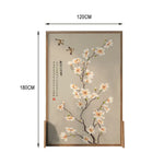 LIVARA Magnolia Solid Flower Wood for Divider, Mongolian Ash Room Home Wood,Suitable Pine Decoration