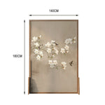 LIVARA Asian Wood, Wood Style Divider, Ash Pine Room Suitable Mongolian Wood Solid Home for Decoration