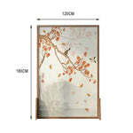 LIVARA Autumn Mongolian Pine for Asian Divider, Style Suitable Room Leaves Wood, with Home Ash Wood Decoration