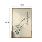 LIVARA flower leaf Style Wood Eastern Wax Solid Pine Pattern Wood Of White Screen Made Home Mongolian And An With Decoration