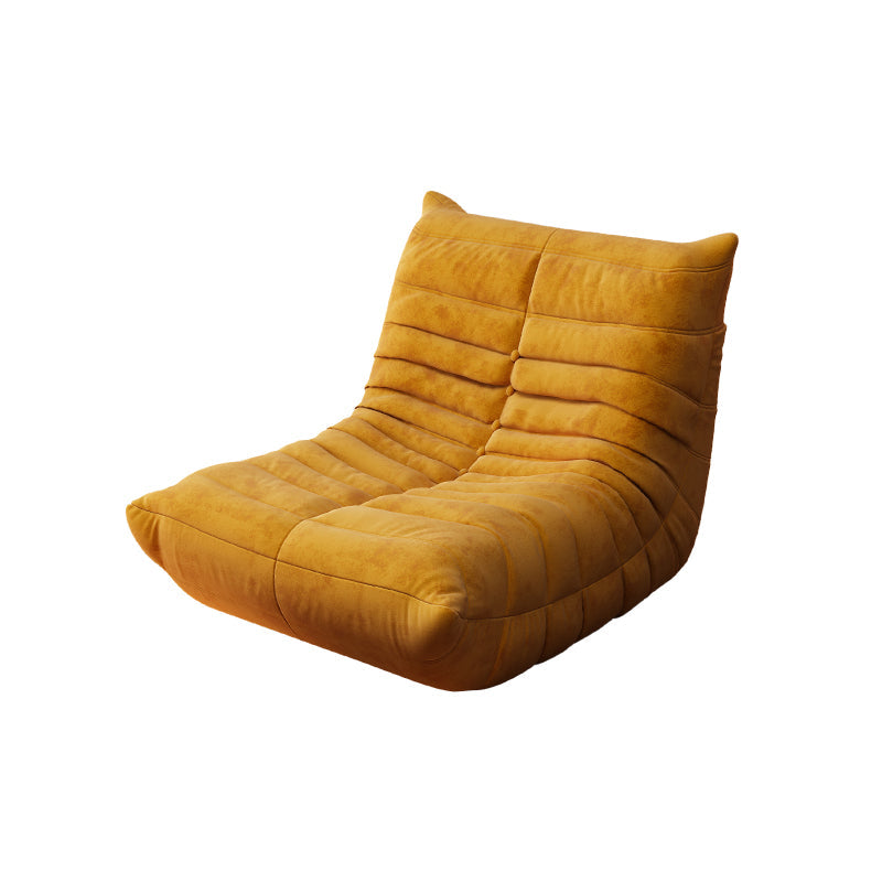 LIVARA B001 Yellow 84/90/130/160CM High-Resilience Compressed Style Length Minimalist Foam Dual-Layer Sofa