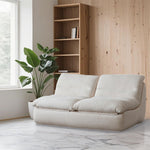 LIVARA B003 Foam Dual-Layer High-Resilience Compressed Style 80/155CM Minimalist Yellow&White Length Sofa