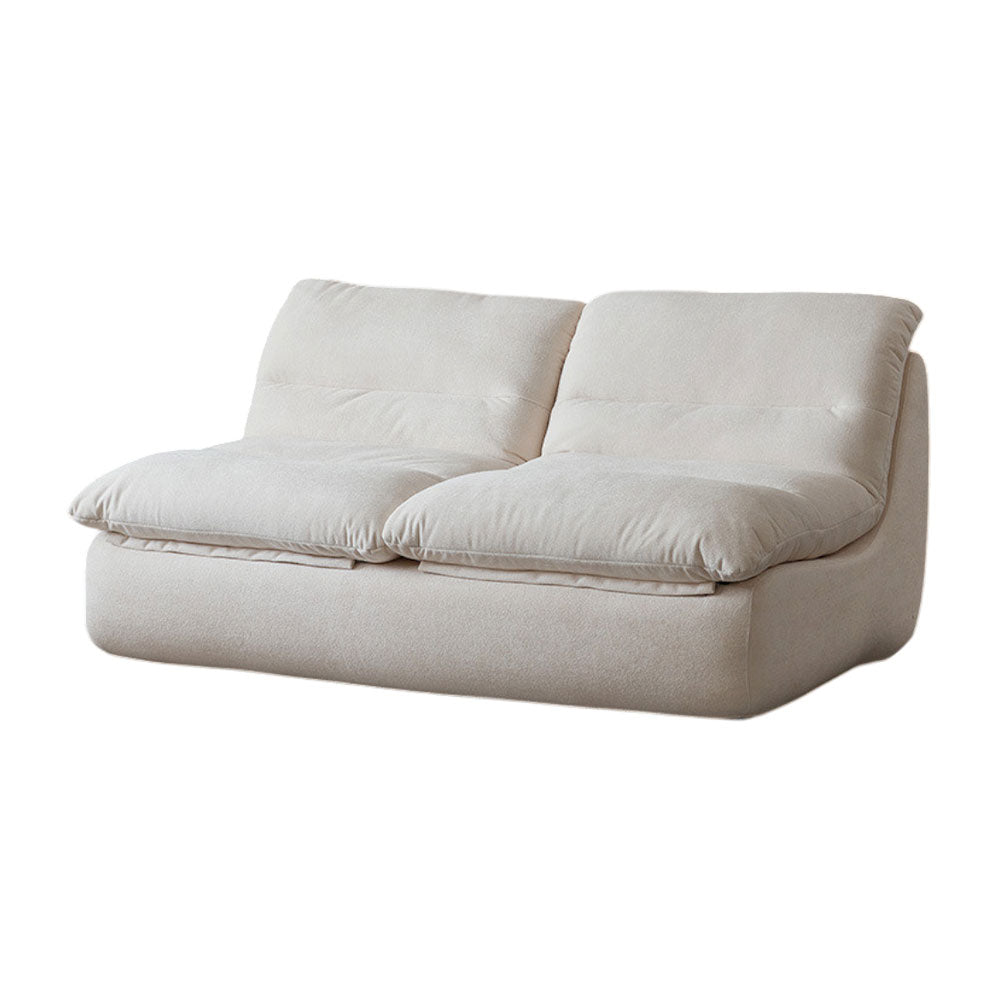 LIVARA B003 Foam Dual-Layer High-Resilience Compressed Style 80/155CM Minimalist Yellow&White Length Sofa