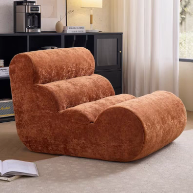 LIVARA B005 Dual-Layer Minimalist Blue&Grey&Green&Khaki&Brown Foam High-Resilience Style Compressed 90CM Length Sofa