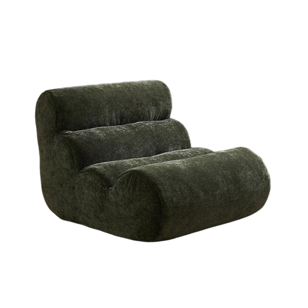 LIVARA B005 Dual-Layer Minimalist Blue&Grey&Green&Khaki&Brown Foam High-Resilience Style Compressed 90CM Length Sofa