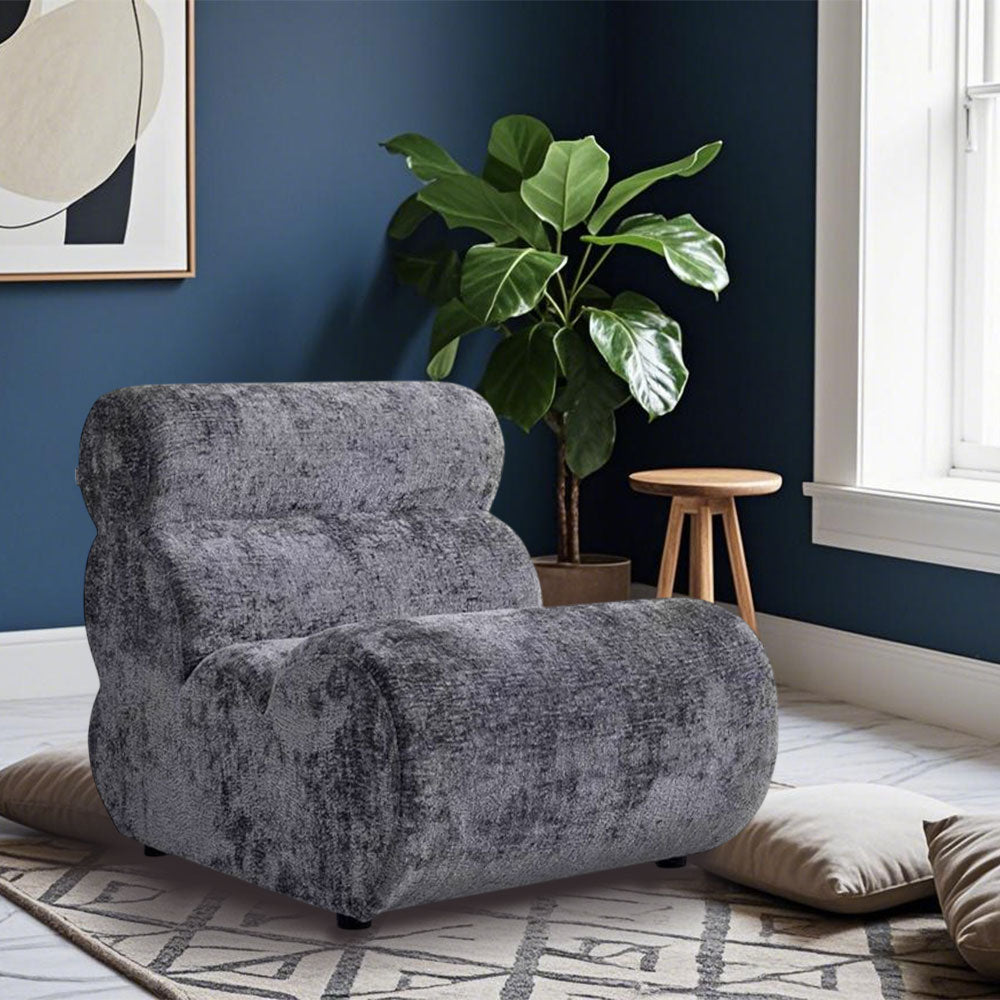 LIVARA B005 Dual-Layer Minimalist Blue&Grey&Green&Khaki&Brown Foam High-Resilience Style Compressed 90CM Length Sofa