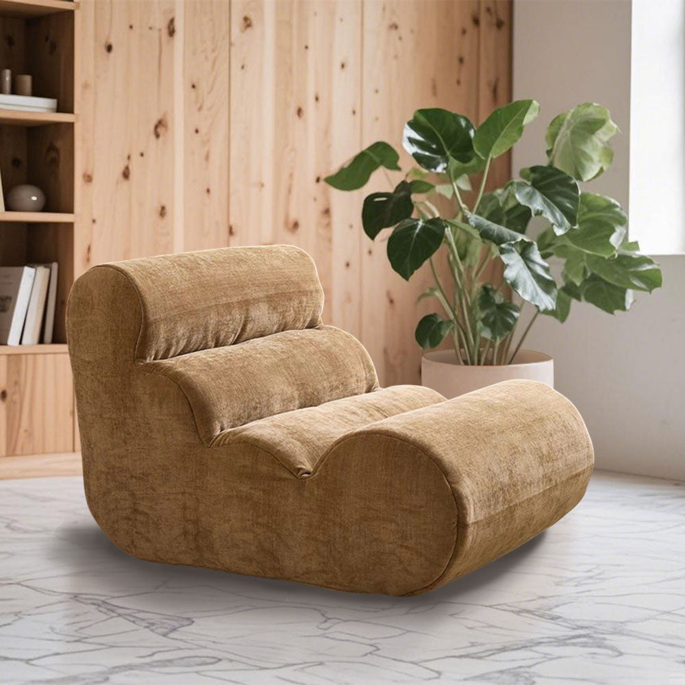 LIVARA B005 Dual-Layer Minimalist Blue&Grey&Green&Khaki&Brown Foam High-Resilience Style Compressed 90CM Length Sofa