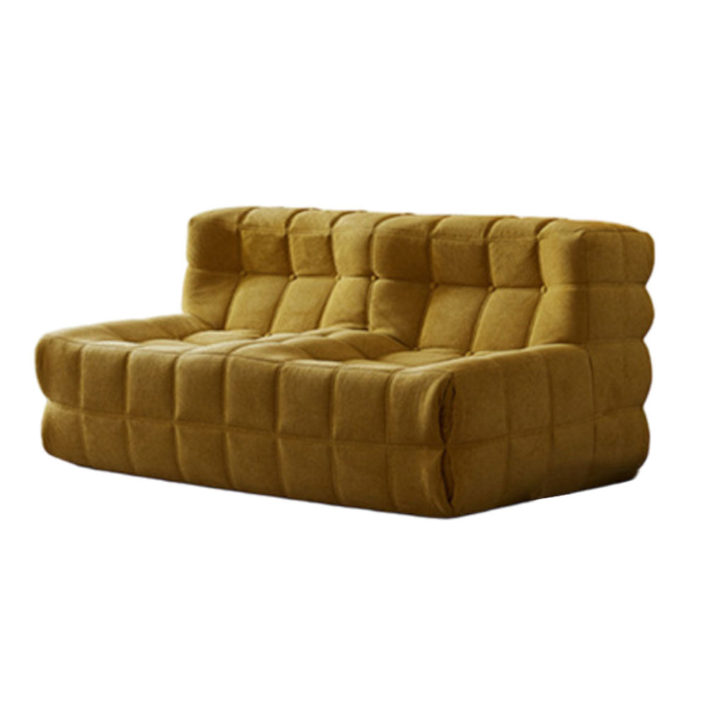 LIVARA B006 Style Compressed 80/160CM Minimalist Foam Blue&Yellow High-Resilience Dual-Layer Length Sofa