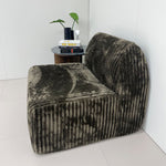 LIVARA B007 Compressed Dual-Layer Length Foam 83CM Green High-Resilience Sofa
