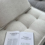 LIVARA B008 White&Pinke&Green&Blue Length High-Resilience Minimalist 85/100CM Style Compressed Dual-Layer Foam Sofa