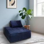 LIVARA B008 White&Pinke&Green&Blue Length High-Resilience Minimalist 85/100CM Style Compressed Dual-Layer Foam Sofa