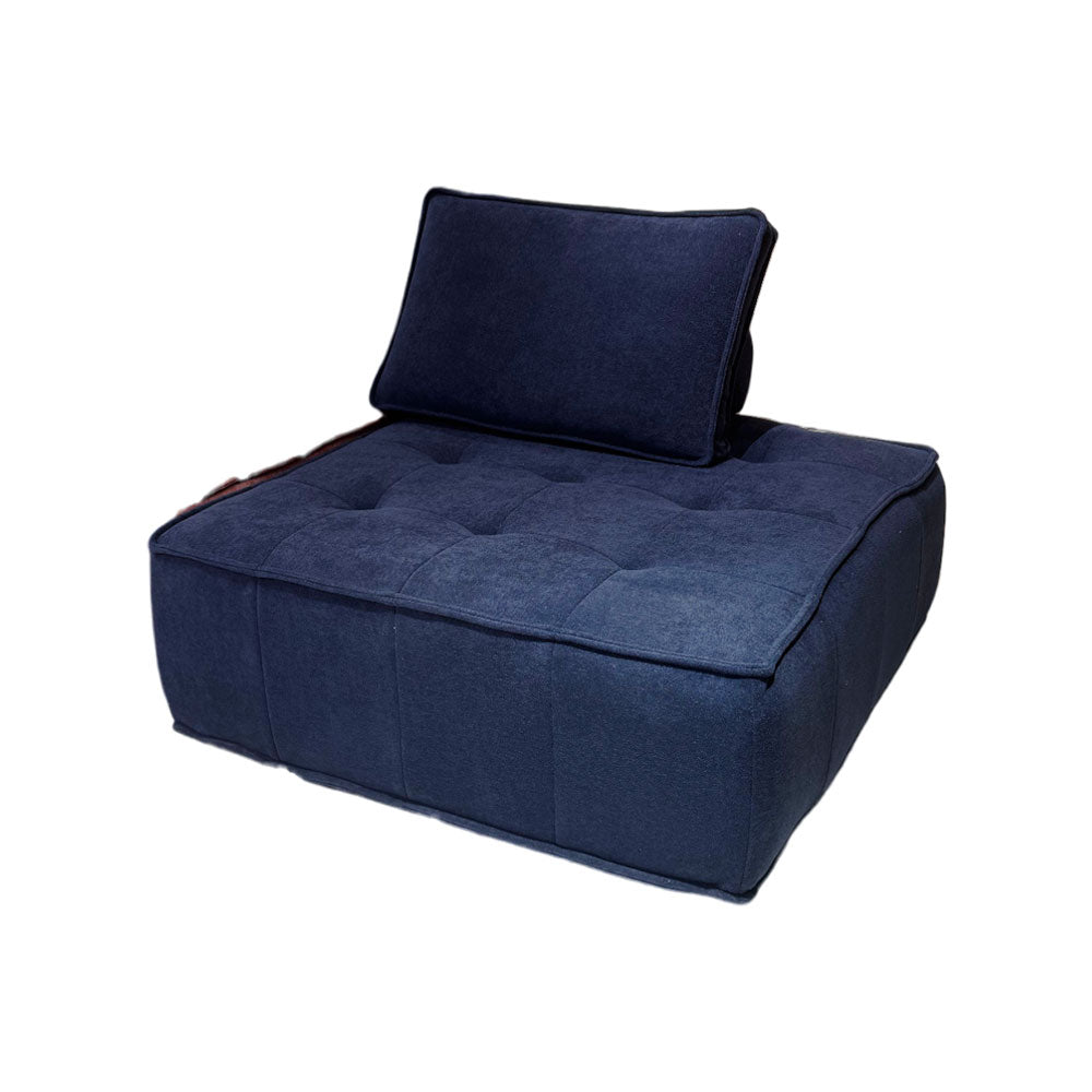 LIVARA B008 White&Pinke&Green&Blue Length High-Resilience Minimalist 85/100CM Style Compressed Dual-Layer Foam Sofa