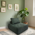 LIVARA B008 White&Pinke&Green&Blue Length High-Resilience Minimalist 85/100CM Style Compressed Dual-Layer Foam Sofa