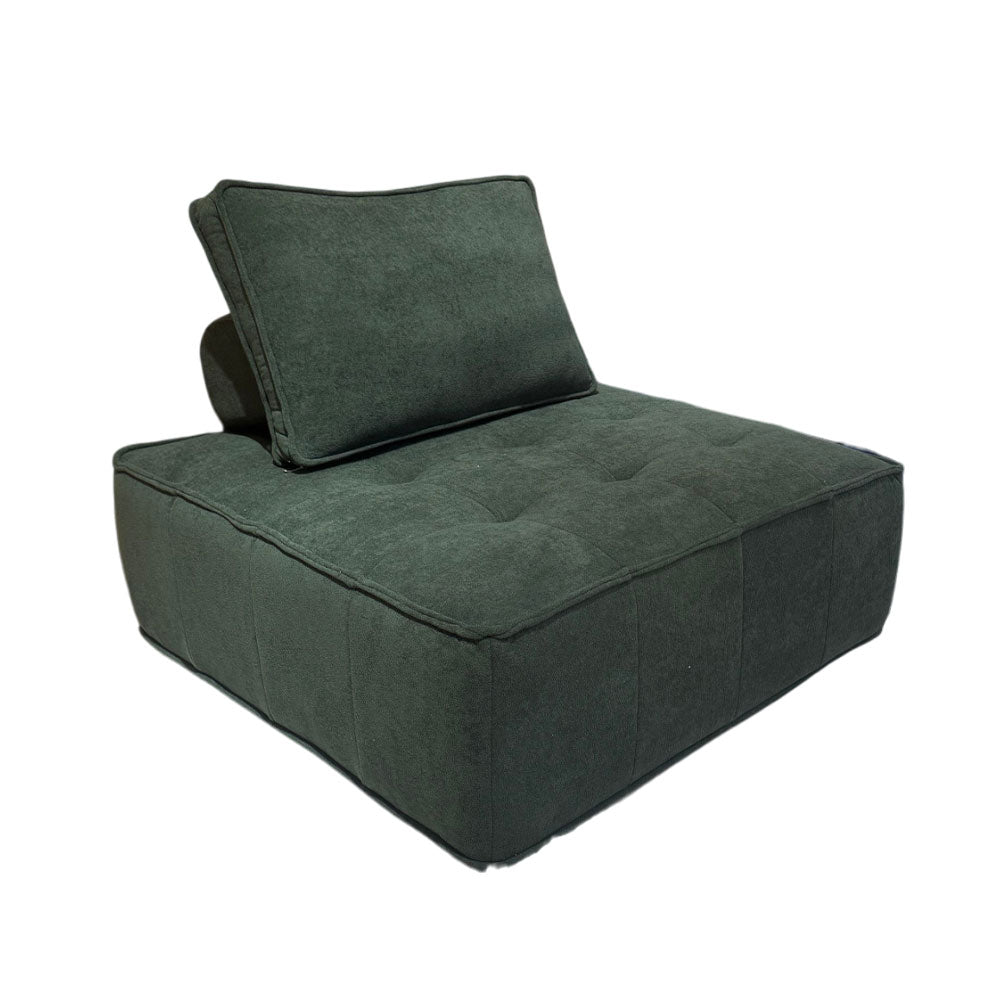 LIVARA B008 White&Pinke&Green&Blue Length High-Resilience Minimalist 85/100CM Style Compressed Dual-Layer Foam Sofa