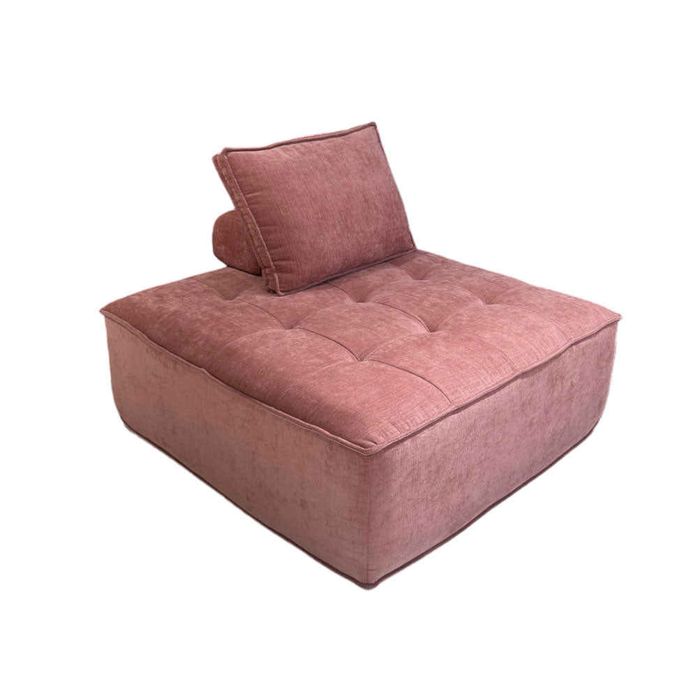 LIVARA B008 White&Pinke&Green&Blue Length High-Resilience Minimalist 85/100CM Style Compressed Dual-Layer Foam Sofa