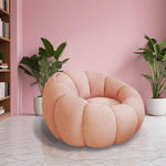 LIVARA B010 Style Foam Length High-Resilience Pink&Colorful Minimalist Compressed 102CM Dual-Layer Sofa