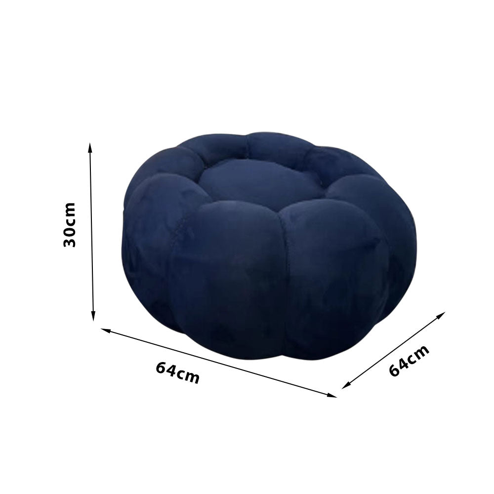 LIVARA B010 Pink&Blue Minimalist Sofa 64CM Style Length Compressed Footrest