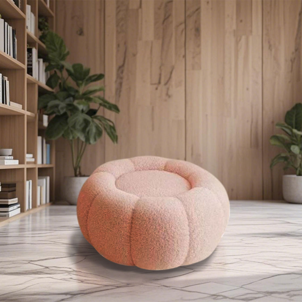 LIVARA B010 Pink&Blue Minimalist Sofa 64CM Style Length Compressed Footrest