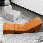LIVARA B014 Length Sofa/Chaise Velvet 81cm Compressed Lounge Fabric