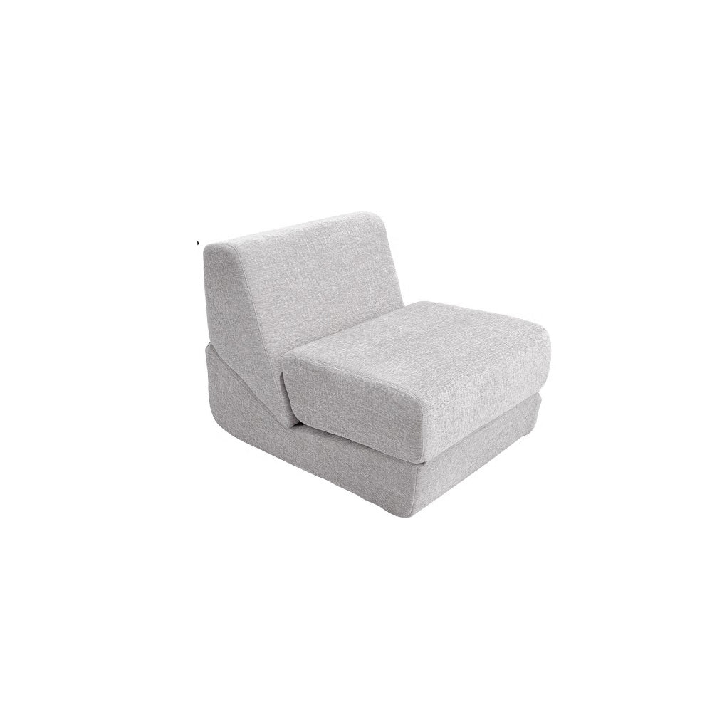 LIVARA B014 Length Sofa/Chaise Velvet 81cm Compressed Lounge Fabric