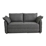 LIVARA B103 High-Resilience Dual-Layer Compressed Length Grey&Coffee Foam 200CM Sofa