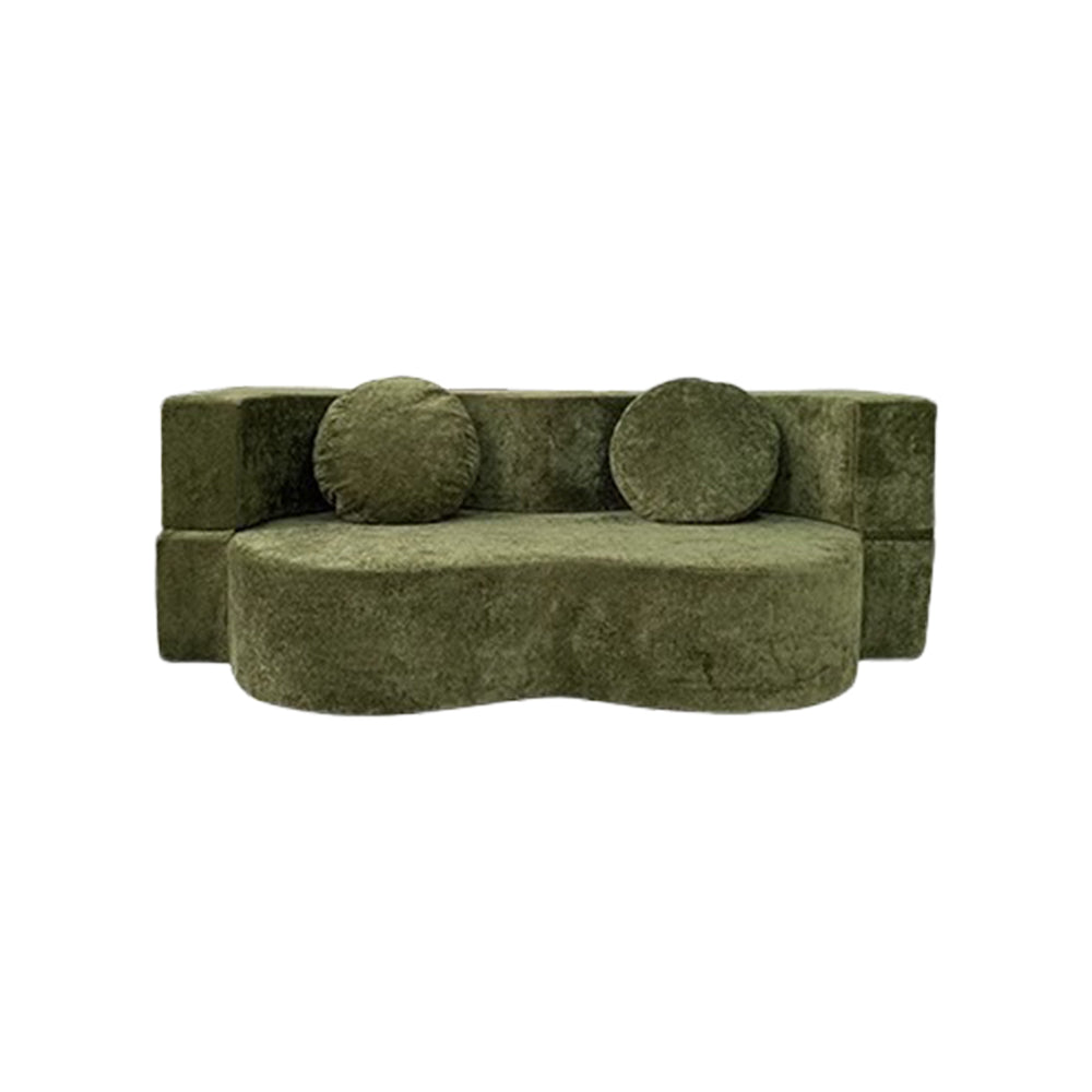 LIVARA B104 Length Construction Frameless Comfort 200cm Plush Compressed Sofa Design