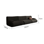 LIVARA B302 Frameless Seamless Sofa - Construction Compressed 292cm Length Yellow