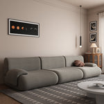 LIVARA B302 Frameless Seamless Sofa - Construction Compressed 292cm Length Yellow