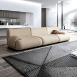 LIVARA B302 Frameless Seamless Sofa - Construction Compressed 292cm Length Yellow