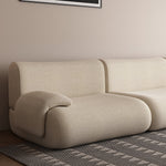 LIVARA B302 Frameless Seamless Sofa - Construction Compressed 292cm Length Yellow