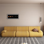 LIVARA B302 Frameless Seamless Sofa - Construction Compressed 292cm Length Yellow