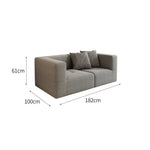 LIVARA B305 Construction 2-seater/3-seater Sofa/Footrest Frameless Compressed Design