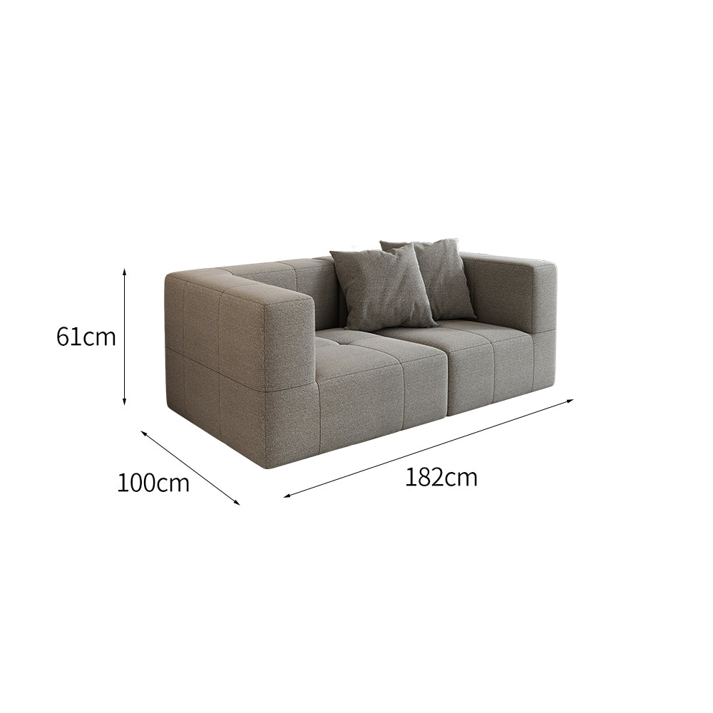 LIVARA B305 Construction 2-seater/3-seater Sofa/Footrest Frameless Compressed Design