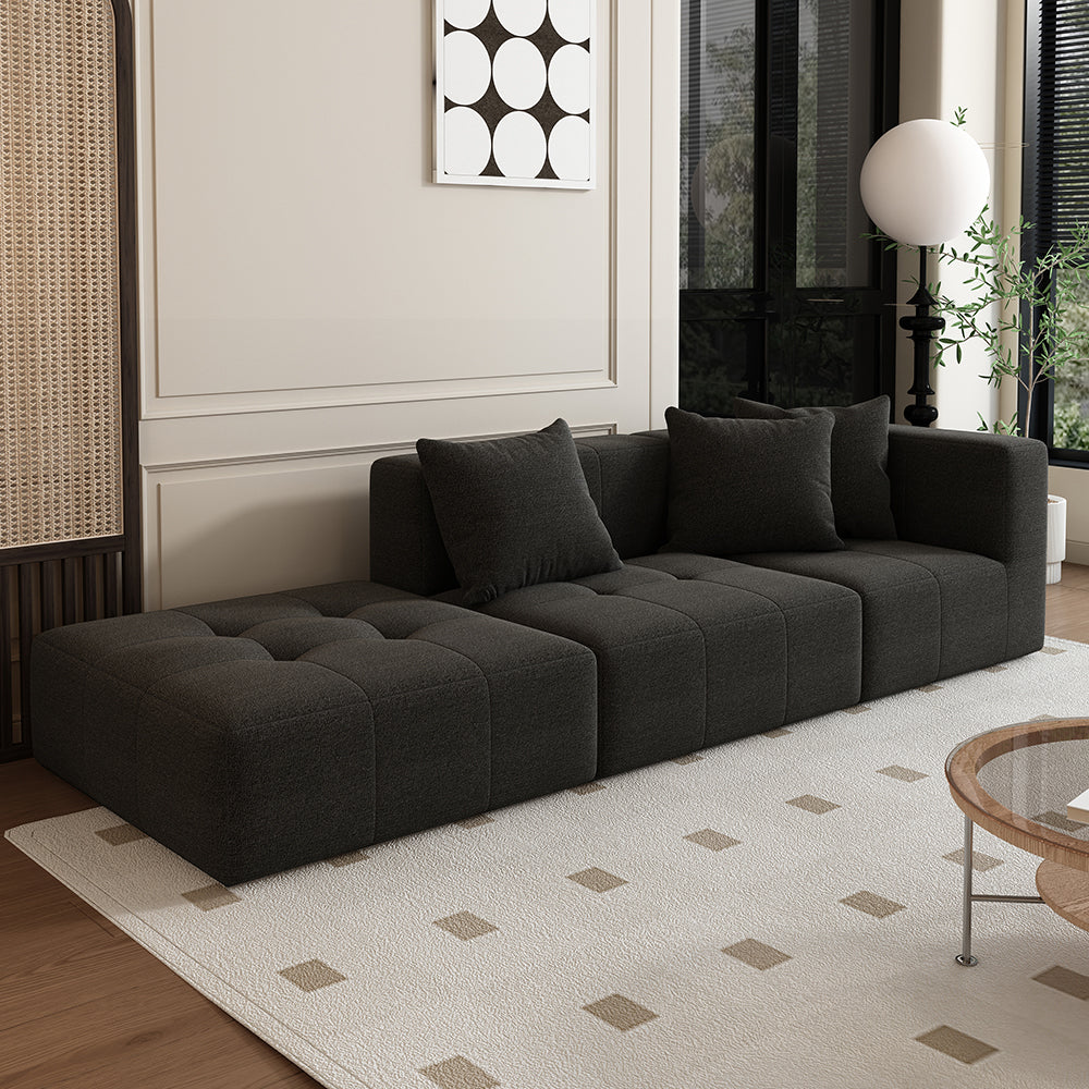 LIVARA B305 Sofa with Footrest Length Construction Frameless Compressed 272cm 3-seater Design