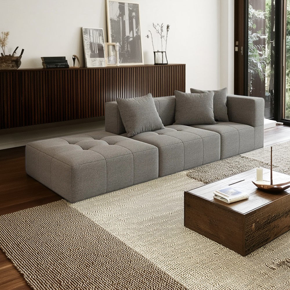 LIVARA B305 Sofa with Footrest Length Construction Frameless Compressed 272cm 3-seater Design