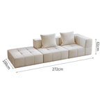 LIVARA B305 Sofa with Footrest Length Construction Frameless Compressed 272cm 3-seater Design
