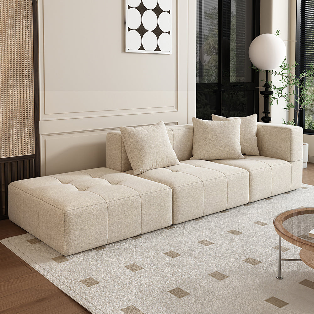 LIVARA B305 Sofa with Footrest Length Construction Frameless Compressed 272cm 3-seater Design