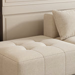 LIVARA B305 Sofa with Footrest Length Construction Frameless Compressed 272cm 3-seater Design