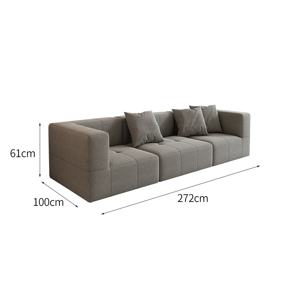 LIVARA B305 Construction 2-seater/3-seater Sofa/Footrest Frameless Compressed Design