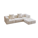 LIVARA B305 Construction 2-seater/3-seater Sofa/Footrest Frameless Compressed Design