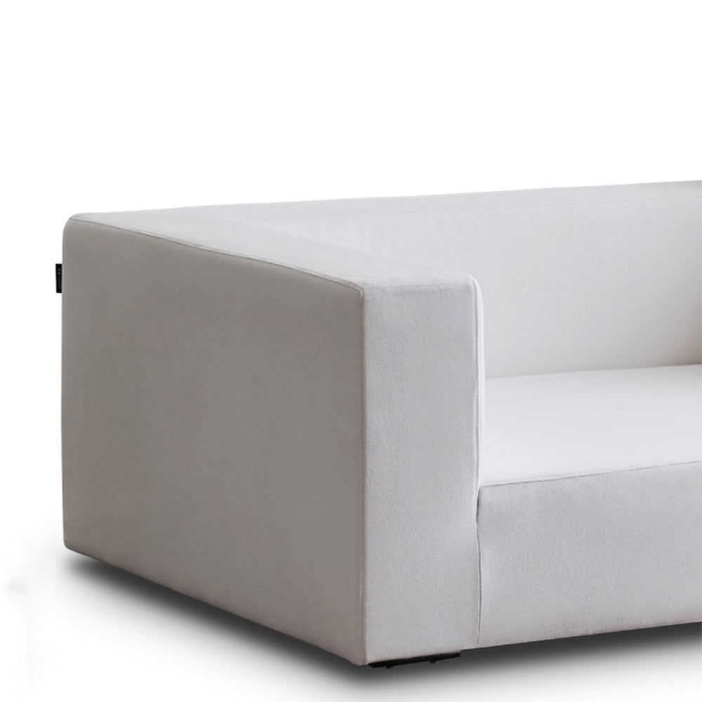 LIVARA B306 Design Frameless 200/280cm Compressed Construction - Length Sofa White