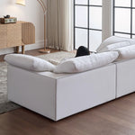 LIVARA B306 Design Frameless 200/280cm Compressed Construction - Length Sofa White